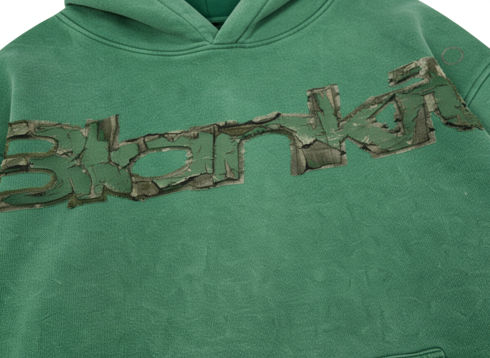 TIME WEAR'' Hoodie - 'Worn Wooden Sign'